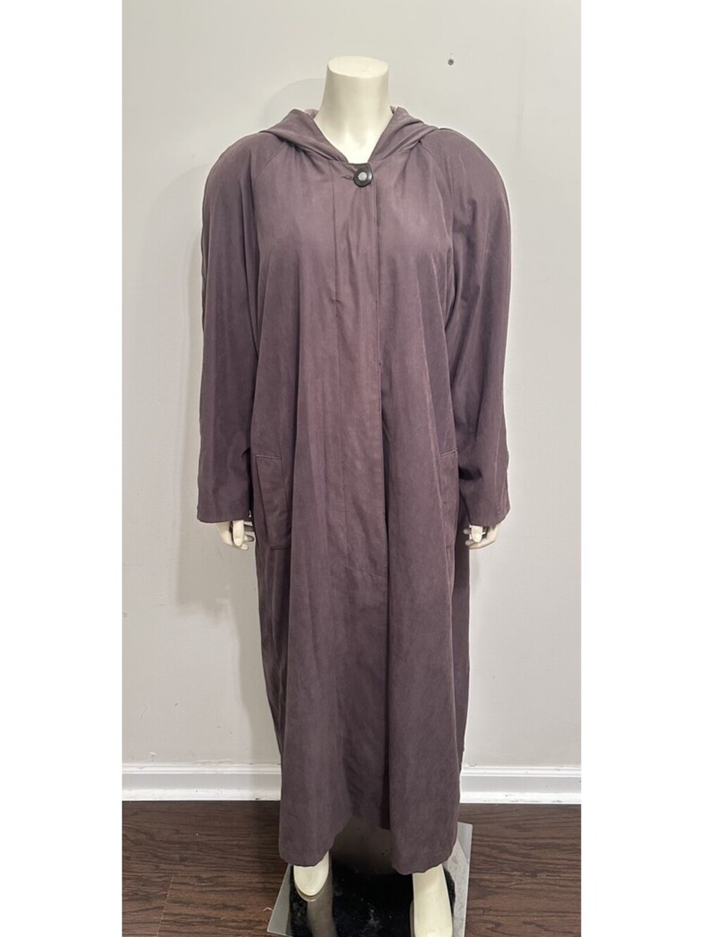 Vintage NEW YORK HARBOR from ANDREA Fully LINED TRENCH COAT Size 18